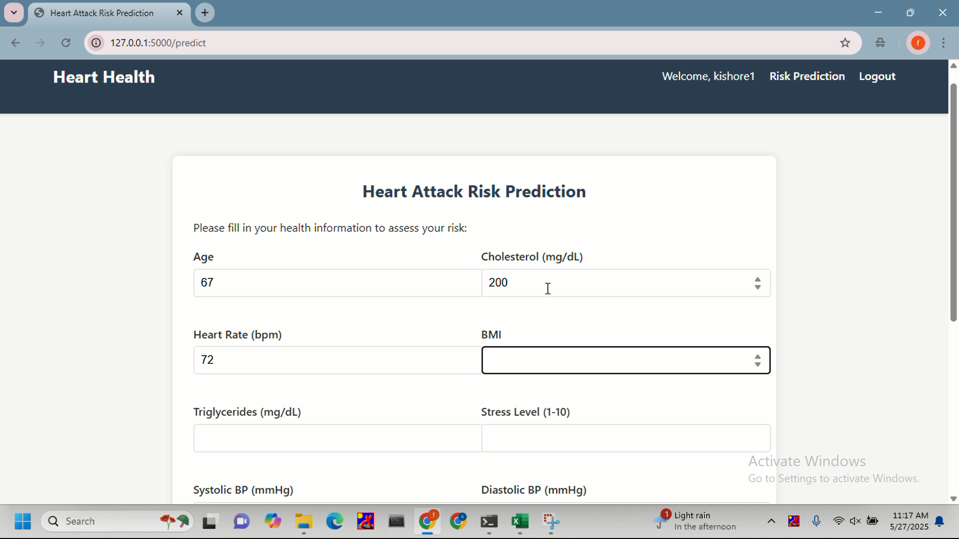 HEART DISEASE PREDICTION USING MACHINE LEARNING XGBOOST ALGORITHM